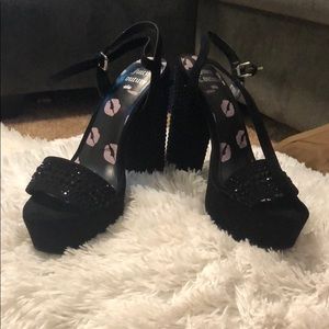 ❌SOLD❌ Black juicy couture heels